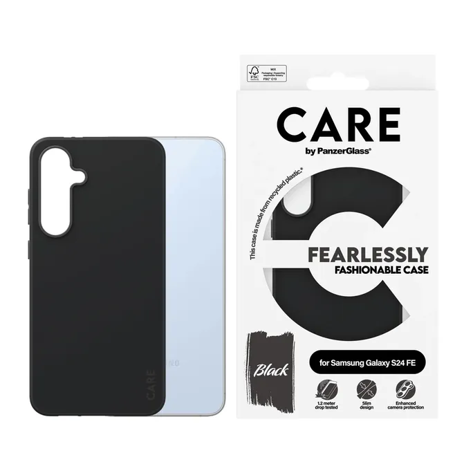 CARE by PanzerGlass® Case Fashionable Samba, Transparent iPhone 16e