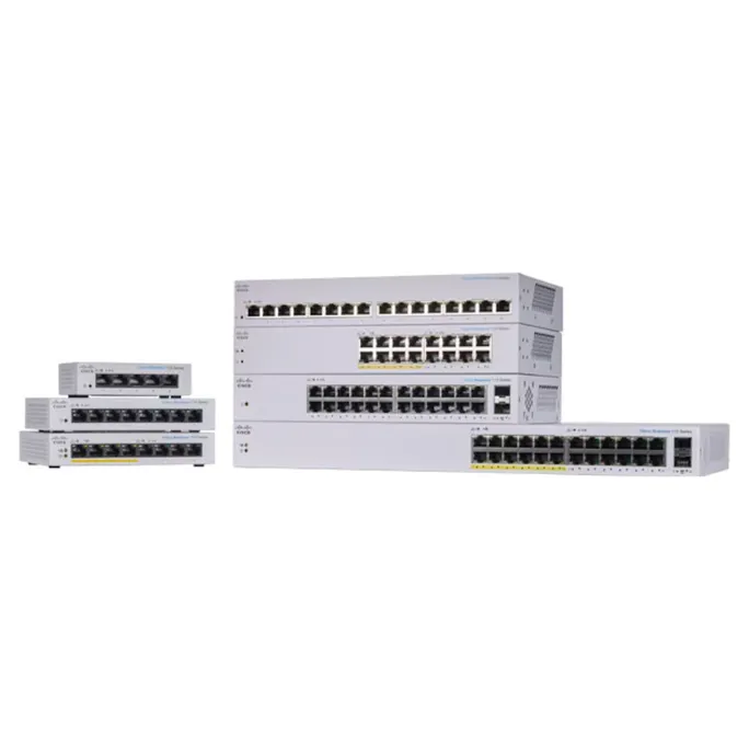 Cisco Business 110-24T-EU 24 Port Unmanaged Switch, 2x1G SFP Shared