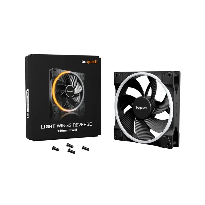 be quiet! Light Wings PWM Lüfter 140mm Reverse Black