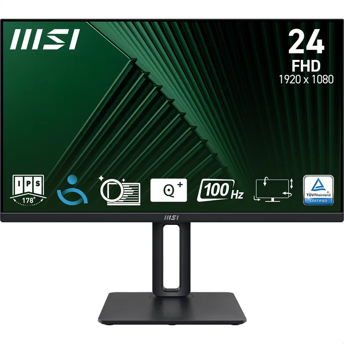 MSI Pro MP245PG 60,5cm (23,8") FHD IPS Office Monitor 16:9 HDMI/DP/VGA 100Hz 4ms Sync