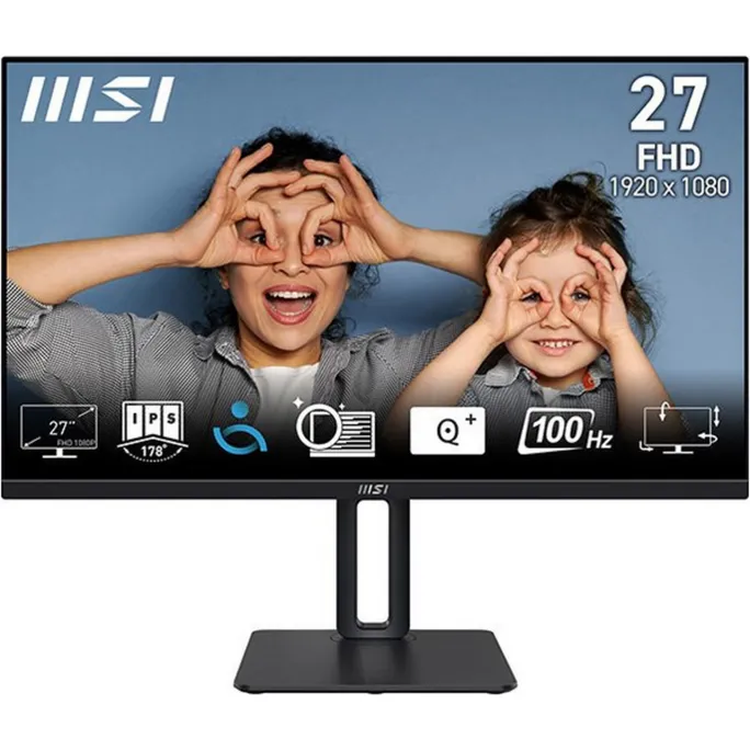MSI Pro MP275PDE 68,6cm (27") FHD IPS Office Monitor 16:9 HDMI/DP/VGA 100Hz 4ms Sync