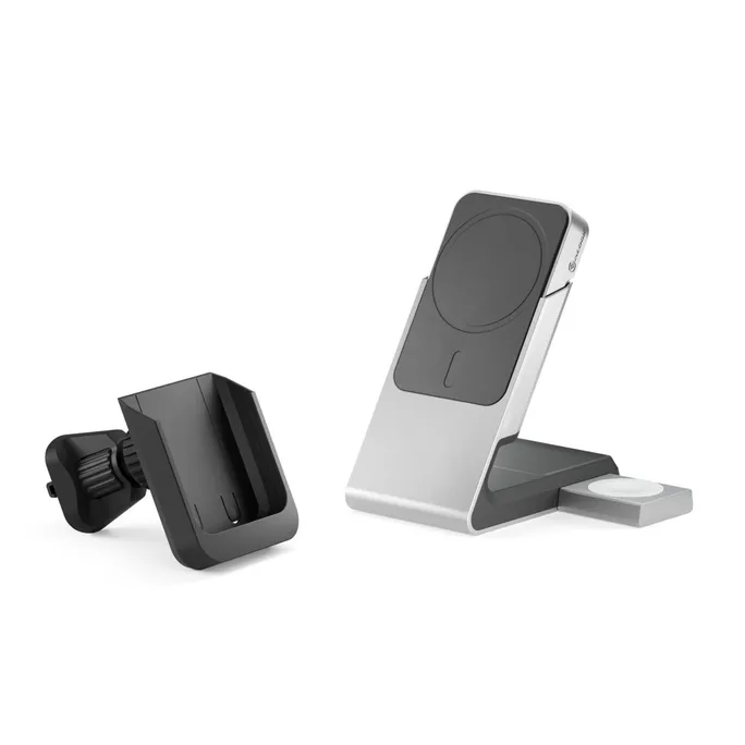 Alogic Matrix+ Wireless 3-in-1 Ladestation MagSafe + Vent Mount 5.000mAh Powerbank