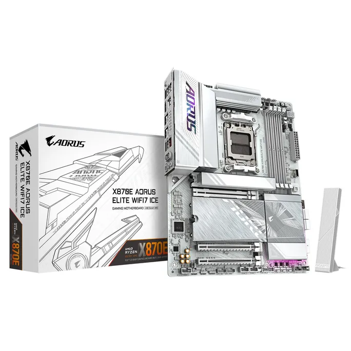 GIGABYTE X870E AORUS ELITE WIFI7 ICE ATX Mainboard Sockel AM5 HDMI