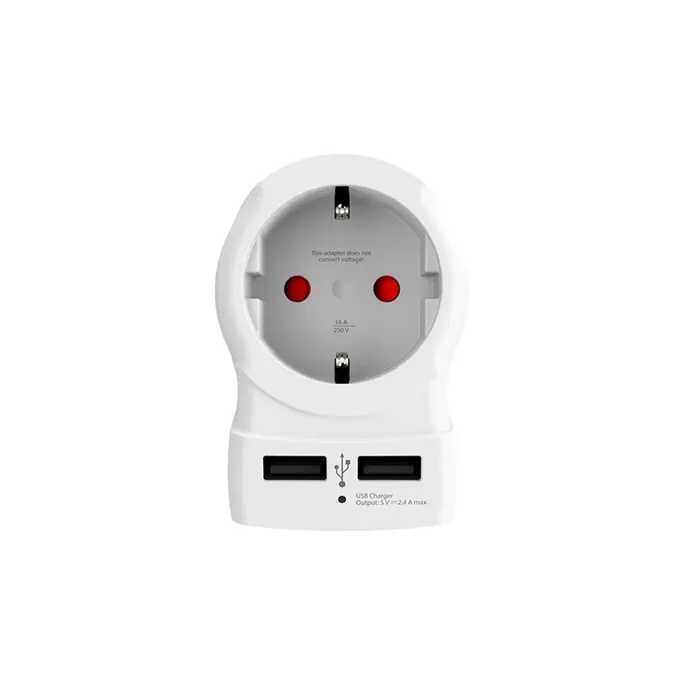 SKROSS Europa / US USB Reiseadapter 1.500281-E