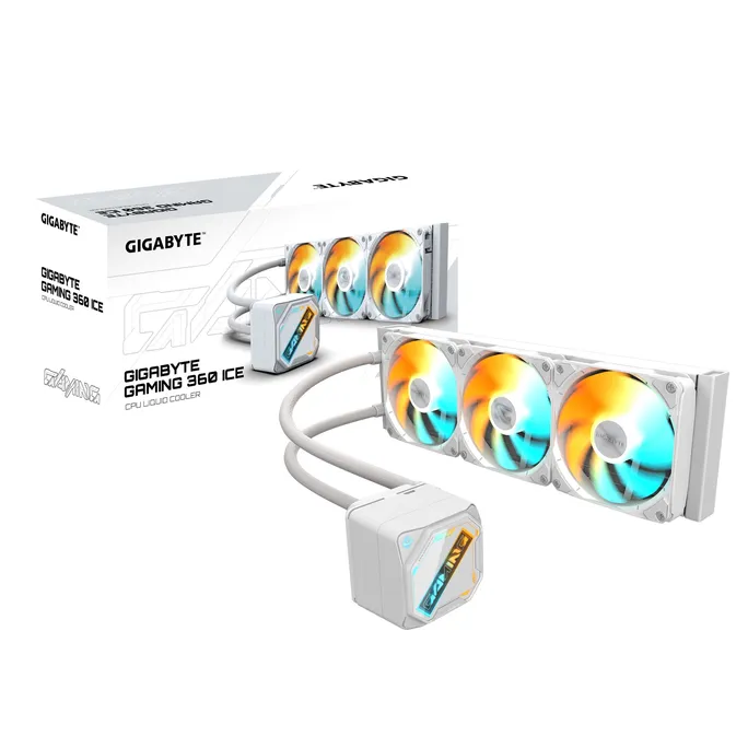 GIGABYTE GME 360 ICE Wasserkühlung für AMD und Intel CPU Weiß