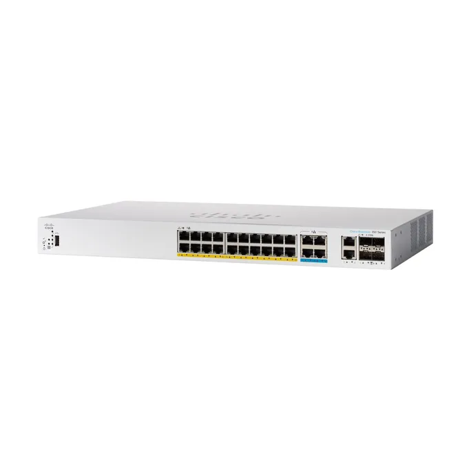 Cisco Catalyst C1300-24MGP-4X Rackmount 2.5G Managed Stack Switch 24x RJ-45, 4x SFP+, 375W PoE+