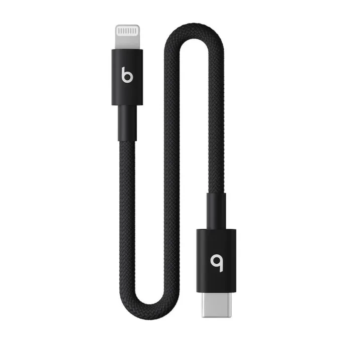 Beats USB-C zu Lightning gewebtes Kabel 0.2 m Bolt Black