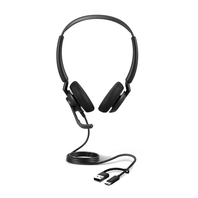 Jabra Engage 50 II Stereo Headset USB-C/A + Link-Adapter (Steuereinheit), UC-Version