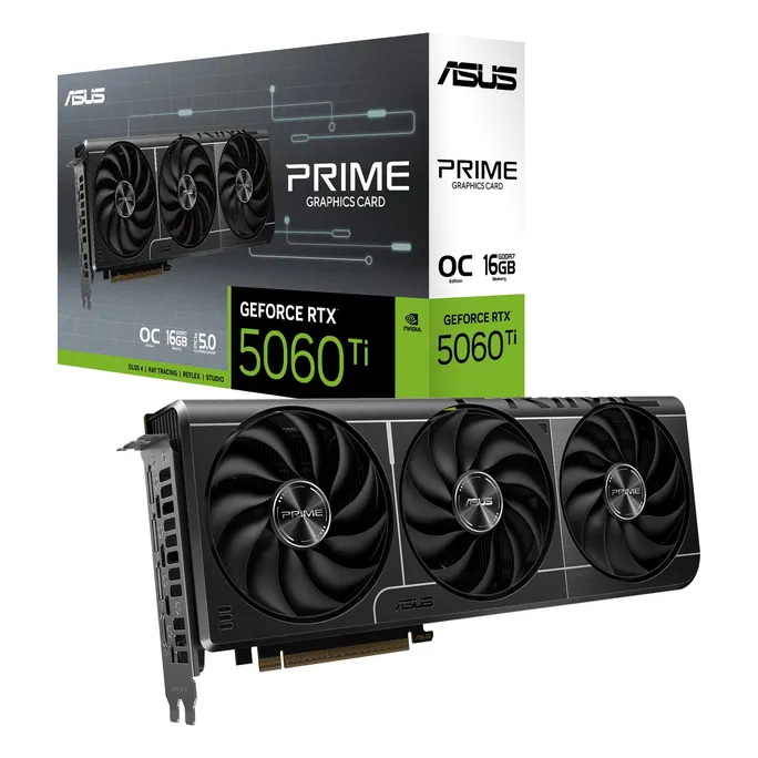 ASUS PRIME-RTX5060TI-O16G OC Grafikkarte 16GB GDDR7 DP/HDMI