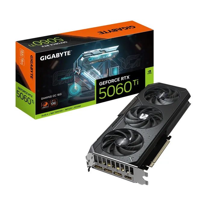 GIGABYTE GeForce RTX 5060 Ti GAMING OC 16GD Grafikkarte HDMI/DP