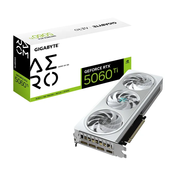 GIGABYTE GeForce RTX 5060 Ti AERO OC 8GD Grafikkarte HDMI/DP