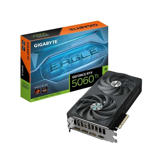 GIGABYTE GeForce RTX 5060 Ti EAGLE OC 8GD Grafikkarte HDMI/DP