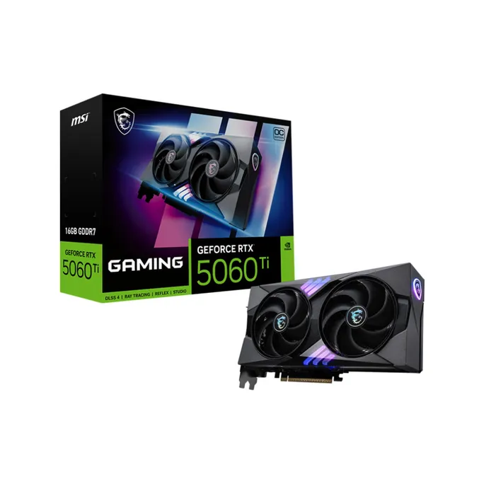 MSI GeForce RTX 5060 Ti 16G GAMING OC 16GB GDDR7 Grafikkarte HDMI/DP