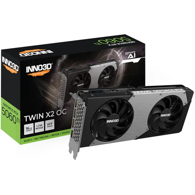 INNO3D GeForce RTX 5060 Ti Twin X2 16GB Grafikkarte DP/HDMI