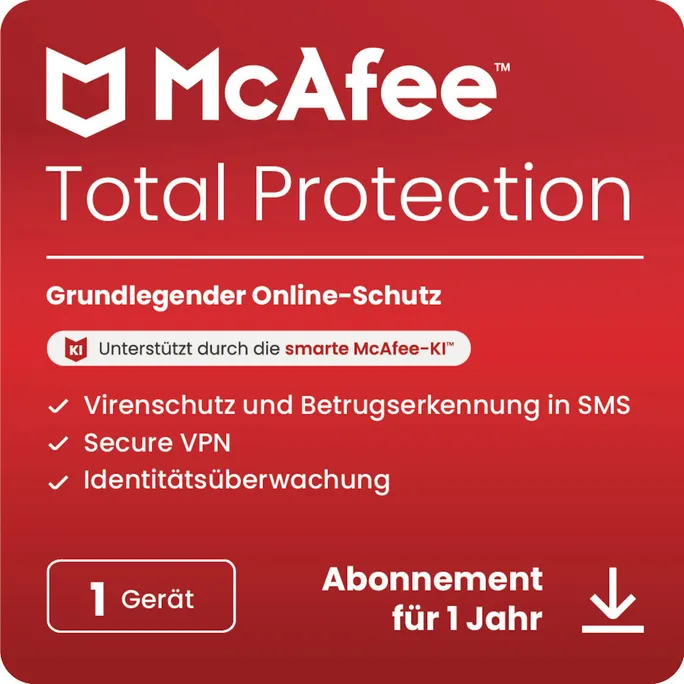 McAfee Total Protection | Download & Produktschlüssel