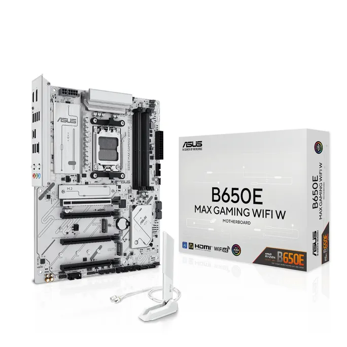 ASUS B650E MAX GAMING WIFI W ATX Mainboard Sockel AM5 DP/HDMI/USB-C
