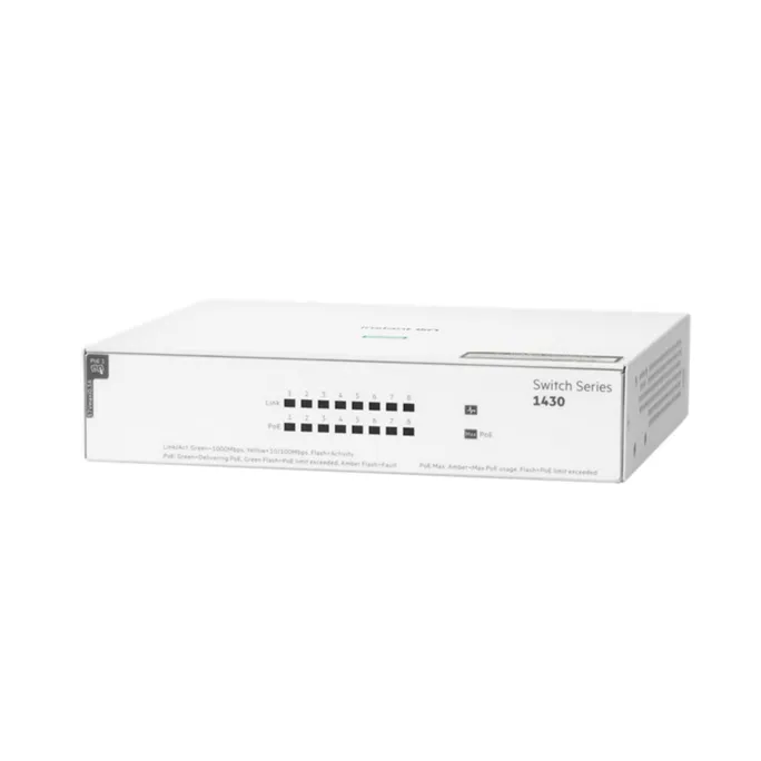 HPE Aruba Instant On 1430 8G 64W unmanaged Switch