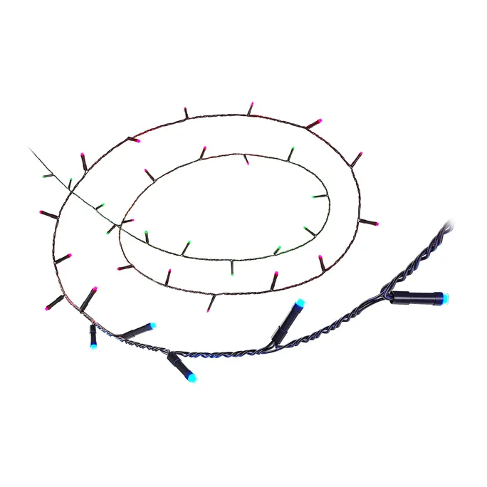 WiZ RGBIC Smart LED Fairy Light - Lichterkette mit 160 LEDs, 16 Mio. Farben + Weißtöne, 8 Lichtzonen