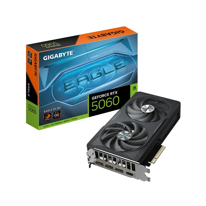 GIGABYTE GeForce RTX 5060 EAGLE OC 8GD Grafikkarte HDMI/DP