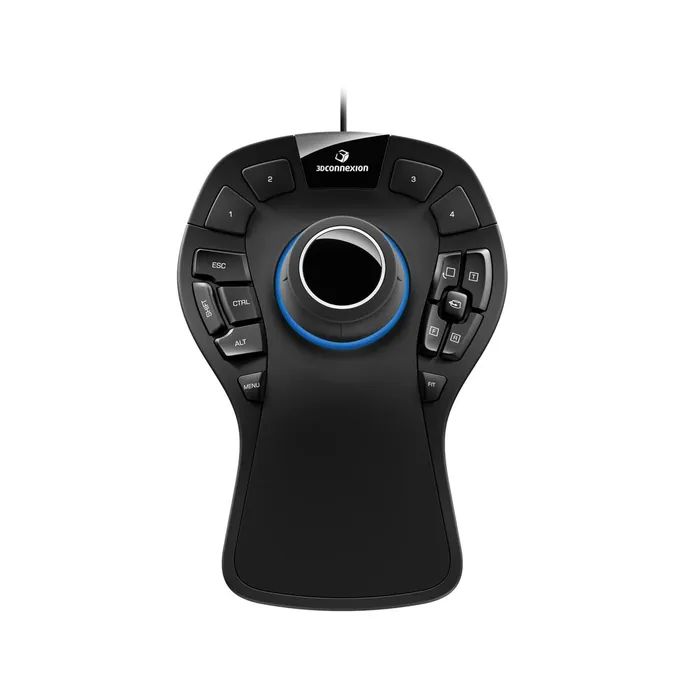 3Dconnexion SpaceMouse® Pro Schwarz - USB 3D Navigations Maus für Windows & macOS