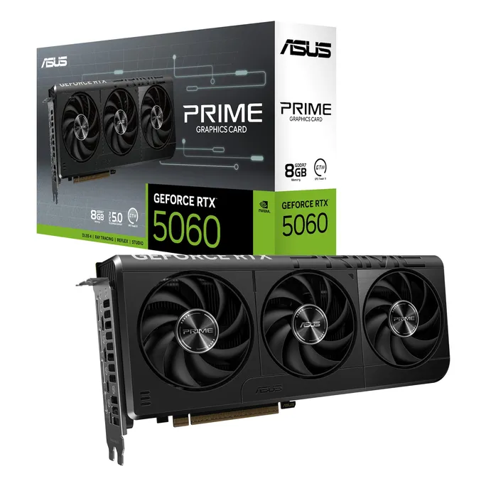 ASUS PRIME GeForce RTX 5060 8GB PRIME-RTX5060-8G Grafikkarte GDDR7 DP/HDMI