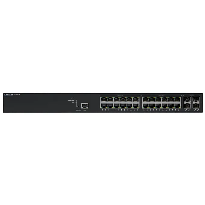 Lancom GS-3528 Rackmount Gigabit Managed Switch 24x RJ-45 4x SFP+ 370W PoE+