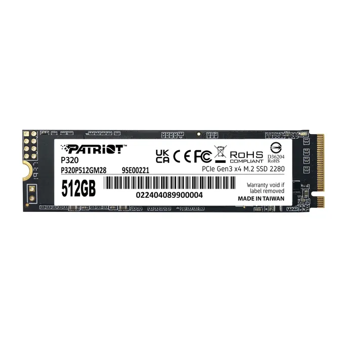 Patriot P320 SSD 512GB NVMe M2 2280