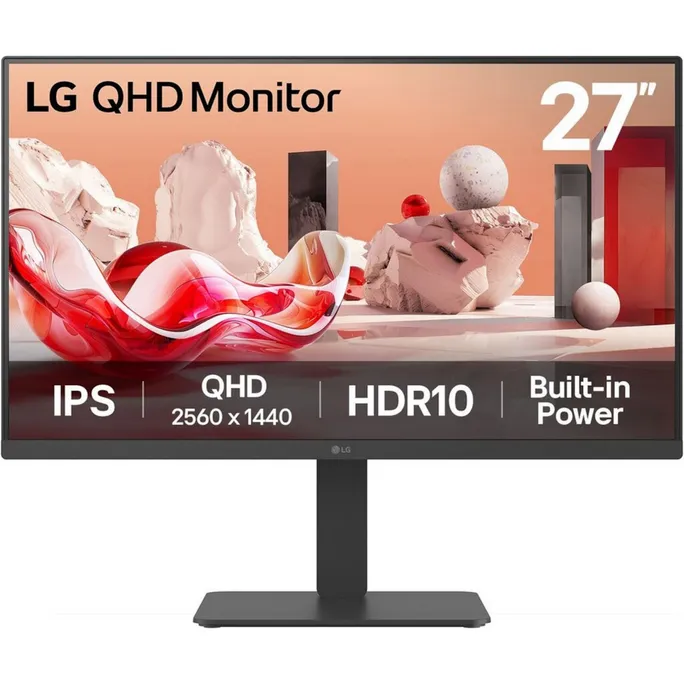 LG 27BA45QB-B 27 Zoll WQHD IPS LED 16:9 100 Hz Office Monitor