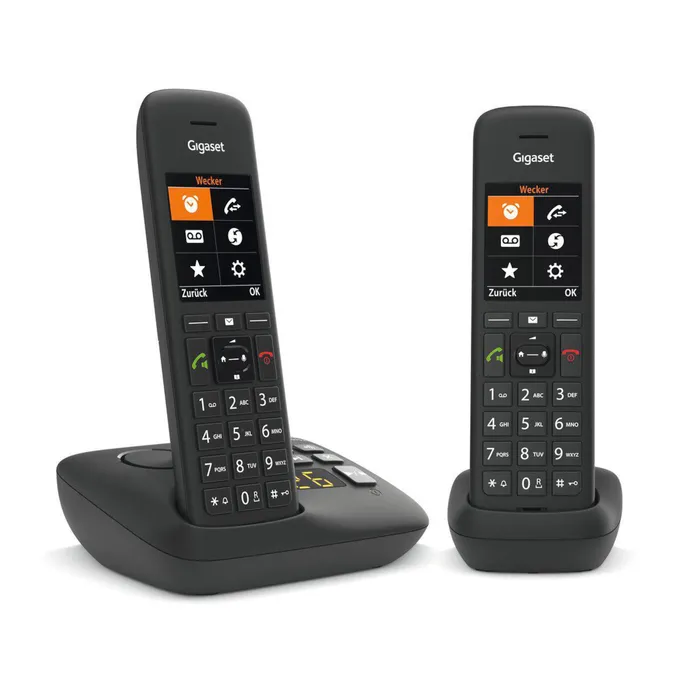 Gigaset C575A Duo Schnurlostelefon Schwarz
