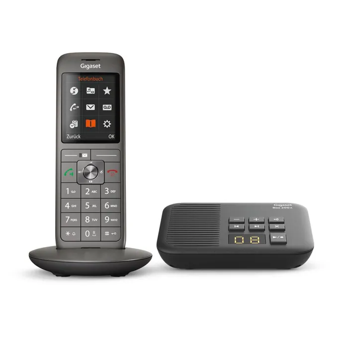 Gigaset CL660A Box 200 Schnurlostelefon Anthrazit