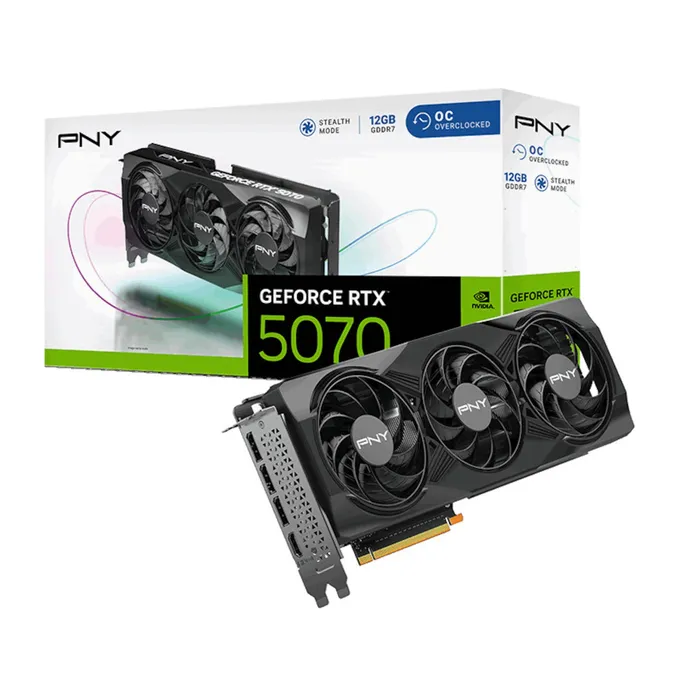 PNY GeForce RTX 5070 Triple OC 12GB Grafikkarte 3xDP/HDMI