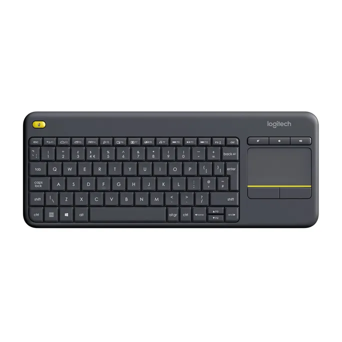 Logitech Wireless Touch Keyboard K400 Plus Black qwerty englisch
