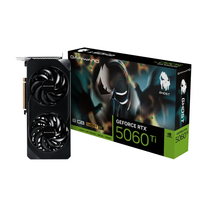 GAINWARD GeForce RTX 5060 Ti Ghost OC 8GB GDDR7 Grafikkarte HDMI/3xDP