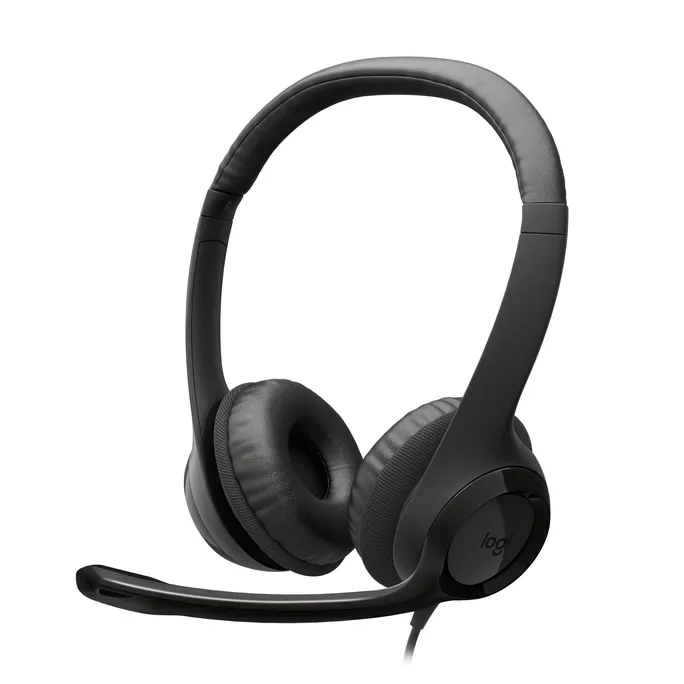 Logitech H390 Stereo USB-C Headset - Mit verbesserter digitaler Klangübertragung und integrierten Bedienelementen