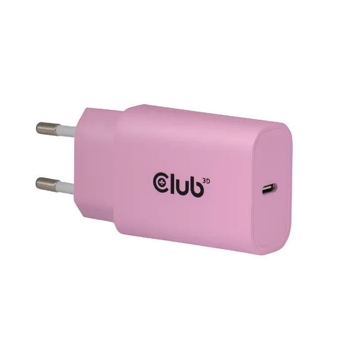 Club 3D USB-C PD3.0 Ladegerät 30 Watt 2 Stück pink