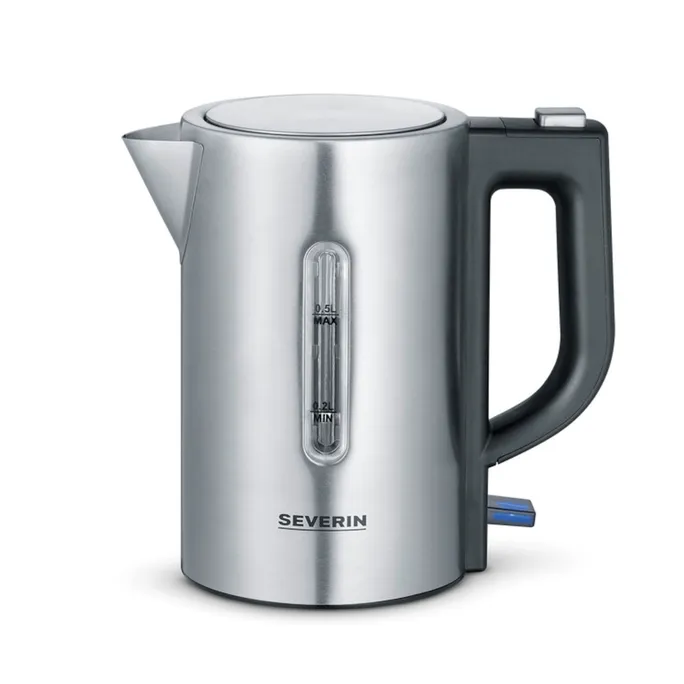 Severin WK 3647 Wasserkocher 1100W 0,5l schwarz/silber