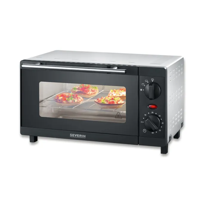 Severin TO 2052 Mini Back und Toastofen 800W schwarz