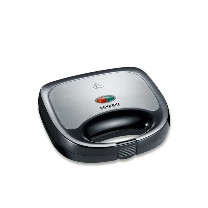 Severin SA 2969 Sandwich-Toaster, ca. 600 W, schwarz/edelstahl