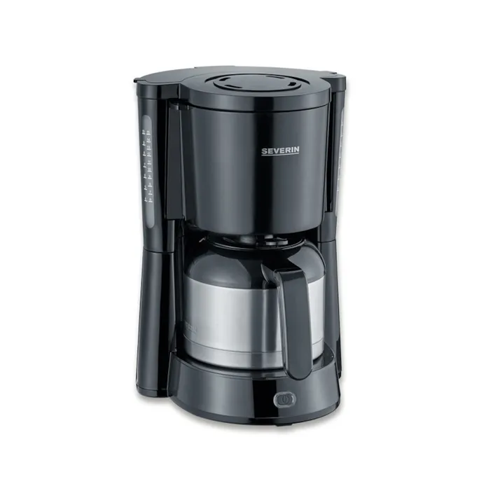 Severin KA 4835 Kaffeemaschine mit Thermokanne 1000W schwarz/silber