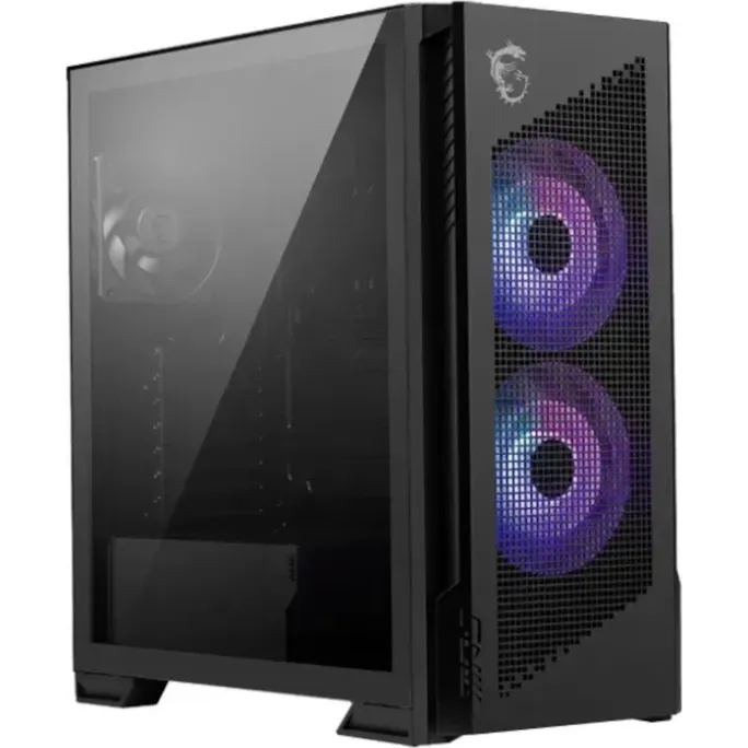 MSI MPG VELOX 300R Airflow PZ Midi Tower Gaming Gehäuse, Seitenfenster, Schwarz