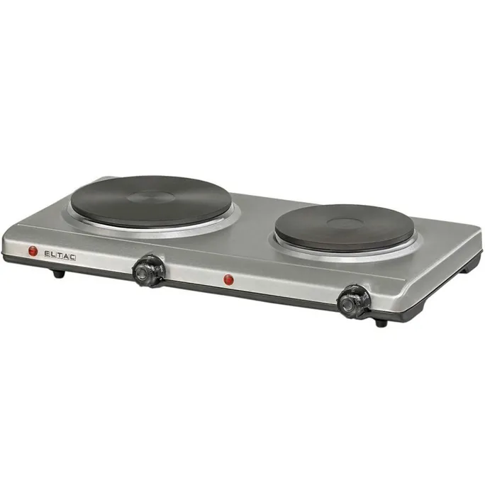 ELTAC DK 29 Doppelkochplatte 2500W Edelstahl