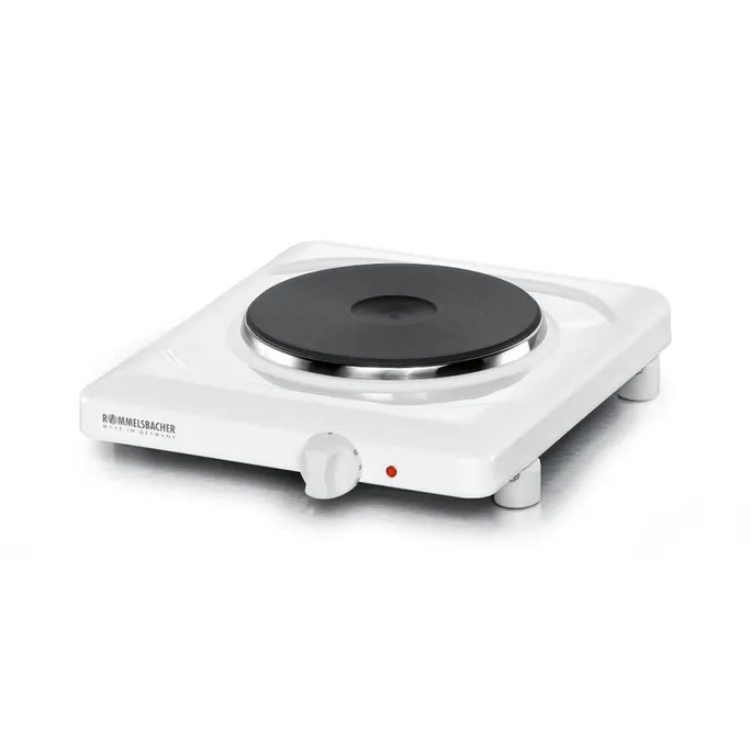 Rommelsbacher THL 1597 Einzel-Kochplatte 180 mm Ø 1500W weiß Feueremailliert