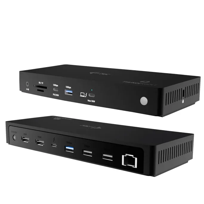 i-tec Thunderbolt 4 Triple Display Dock | 4K/60, 1x TB4, 2x HDMI, 2.5Gbits LAN, 96W PD
