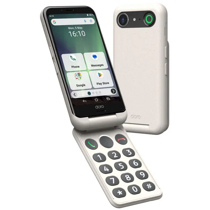 Doro Aurora A20 Smartphone 4GB/64GB Dual-SIM Doro Easy Interface Weiß