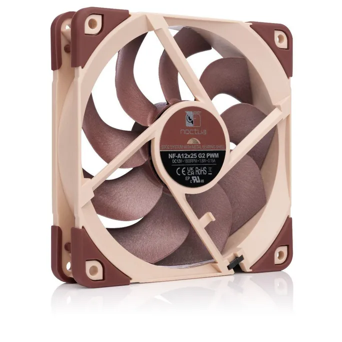 Noctua NF-A12x25 G2 PWM 120x120x25mm, 4-Pin (1800rpm, 22,5dB(A), 87,2m³/h)