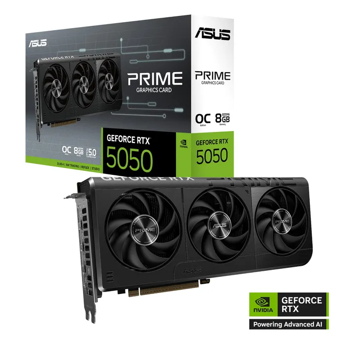 ASUS PRIME GeForce RTX 5050 OC PRIME-RTX5050-O8G Grafikkarte 8 GB