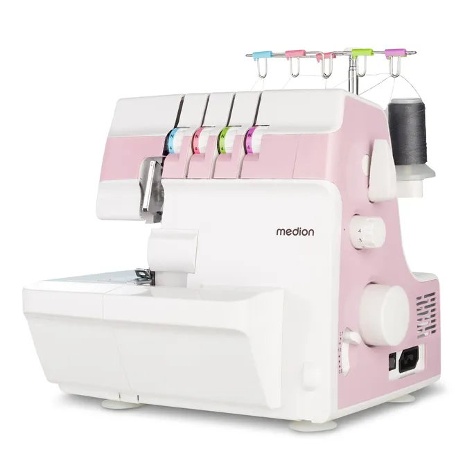 Medion LIFE® MD19169 Overlock-Nähmaschine SO90 rosa