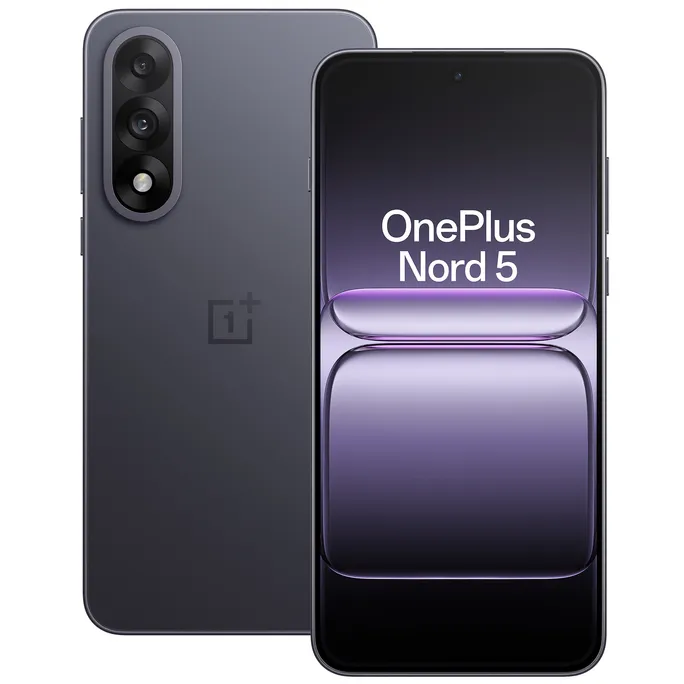 OnePlus Nord 5 Smartphone Schwarz 8/256GB Dual-SIM Android 15