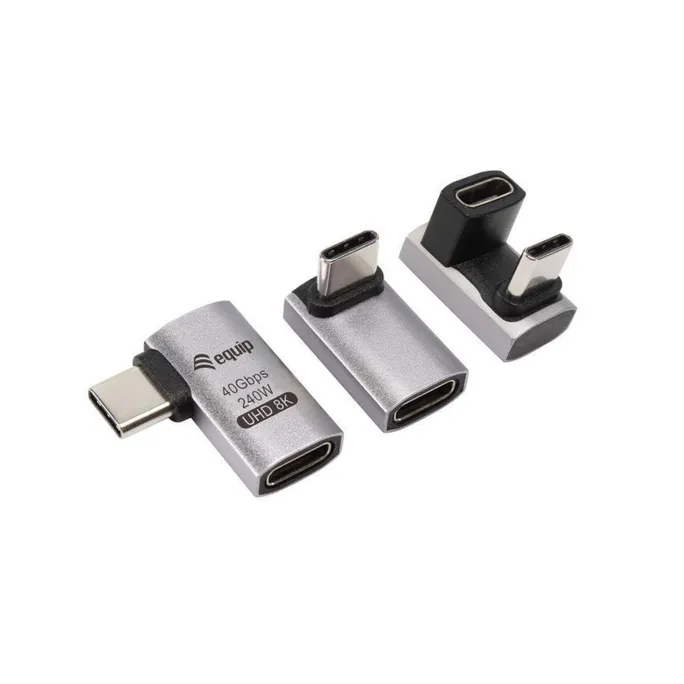 EQUIP 133478 USB 4 C zu C Adapter, 40Gbps, PD 240W, 3er-Set