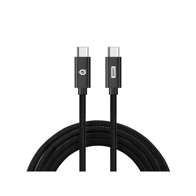 Conceptronic ETTA03B20 USB C-C PD 3.1 240W Ladekabel 2m